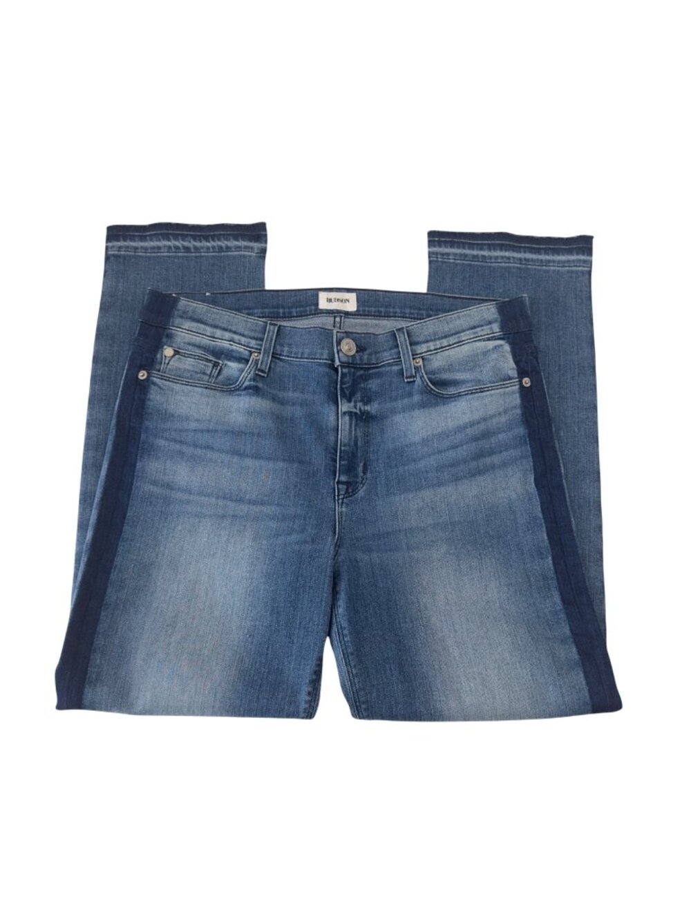 Hudson Womens Tilda Midrise Crop Cigarrete Straight Leg Jeans Size 31 Blue